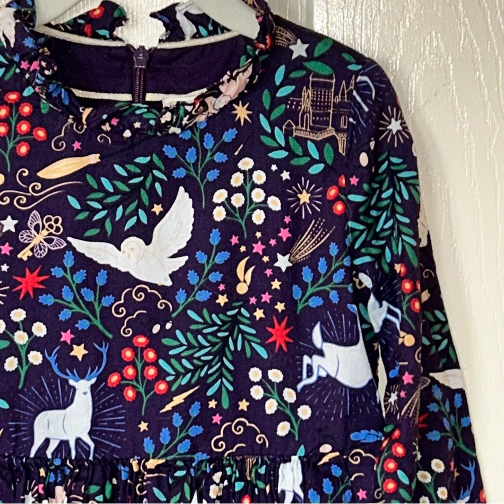 Mini Boden Harry Potter Forbidden Forest Dress 🏰 - Picture 3 of 14